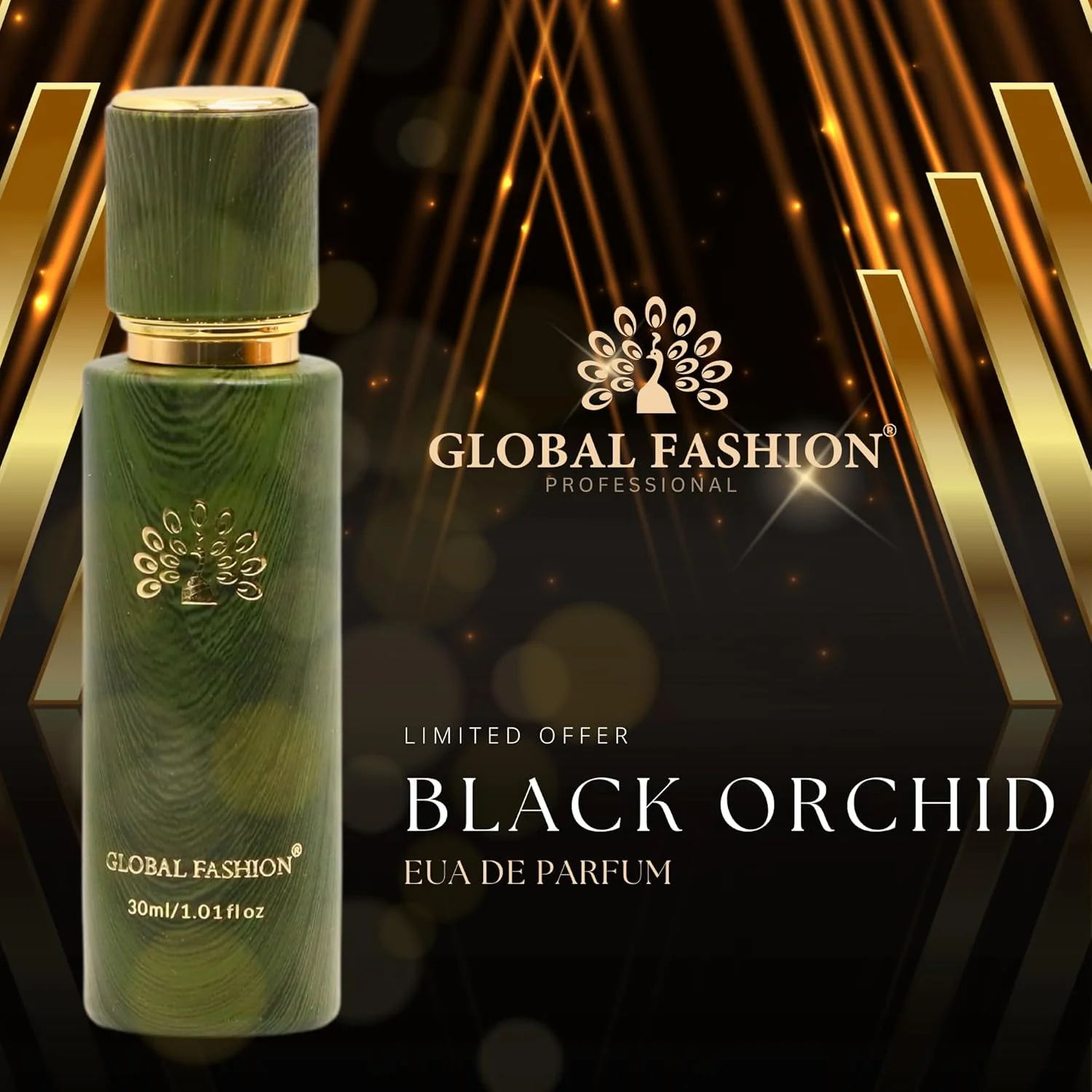 ادو پرفیوم زنانه گلوبال فشن مدل Black Orchid - عطر لوکس زنانه با رایحه ترافل، انگور فرنگی سیاه، یلانگ یلانگ، وانیل و نعناع هندی، ماندگاری طولانی، رایحه شرقی گلی، هدیه برای او، 30 میلی لیتر ادو پرفیوم زنانه گلوبال فشن مدل Black Orchid - عطر لوکس زنانه با رایحه ترافل، انگور فرنگی سیاه، یلانگ یلانگ، وانیل و نعناع هندی، ماندگاری طولانی، رایحه شرقی گلی، هدیه برای او، 30 میلی لیتر
