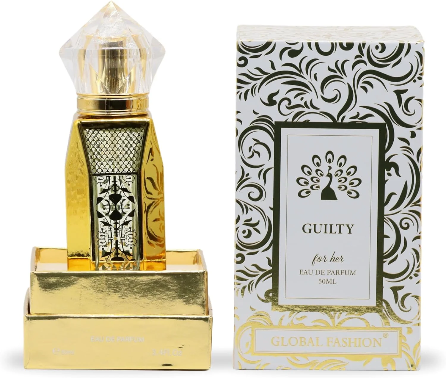 ادو پرفیوم زنانه گلوبال فشن مدل Elegant Bloom حجم 50 میلی لیتر - رایحه گلی و شرقی، ماندگاری طولانی، عطر روزانه، عطر 50 میلی لیتری EDP، رایحه آماده هدیه برای خانم ها، ایده آل برای همه مناسبت ها (Guilty) ادو پرفیوم زنانه گلوبال فشن مدل Elegant Bloom حجم 50 میلی لیتر - رایحه گلی و شرقی، ماندگاری طولانی، عطر روزانه، عطر 50 میلی لیتری EDP، رایحه آماده هدیه برای خانم ها، ایده آل برای همه مناسبت ها (Guilty)