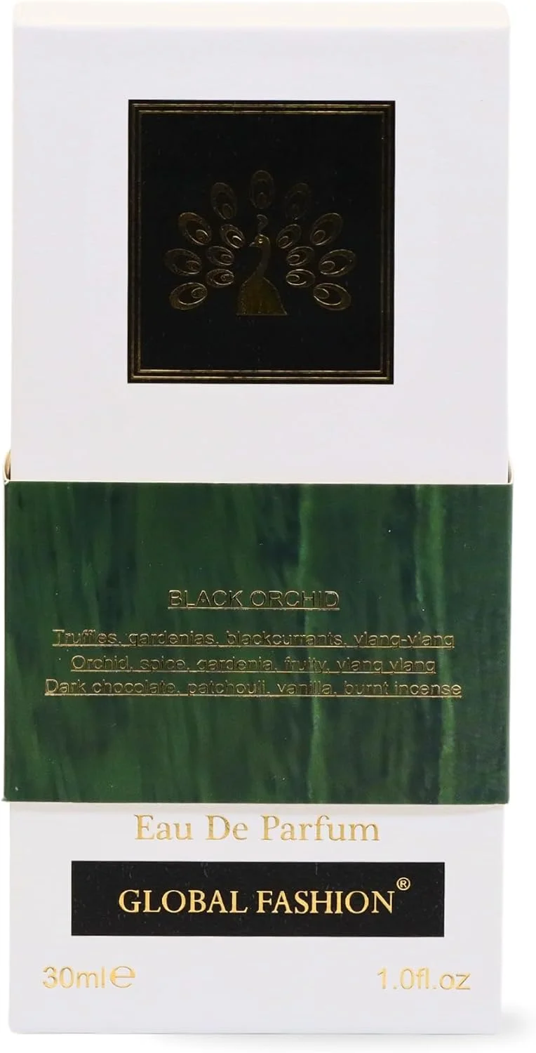 ادو پرفیوم زنانه گلوبال فشن مدل Black Orchid - عطر لوکس زنانه با رایحه ترافل، انگور فرنگی سیاه، یلانگ یلانگ، وانیل و نعناع هندی، ماندگاری طولانی، رایحه شرقی گلی، هدیه برای او، 30 میلی لیتر ادو پرفیوم زنانه گلوبال فشن مدل Black Orchid - عطر لوکس زنانه با رایحه ترافل، انگور فرنگی سیاه، یلانگ یلانگ، وانیل و نعناع هندی، ماندگاری طولانی، رایحه شرقی گلی، هدیه برای او، 30 میلی لیتر