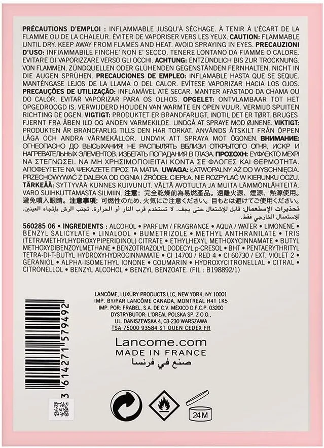 LANCOME PARIS La Vie Est Belle LEclat عطر زنانه، اسپری ادو پرفیوم 75 میلی لیتر LANCOME PARIS La Vie Est Belle LEclat عطر زنانه، اسپری ادو پرفیوم 75 میلی لیتر