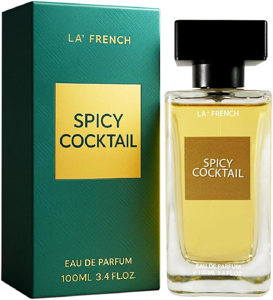 ادکلن مردانه/زنانه La French Spicy Cocktail Eau De Parfum 100ml | عطر ماندگار و با کیفیت | رایحه گرم و معطر دارچین | عطر لوکس | مناسب برای تمام مناسبت ها