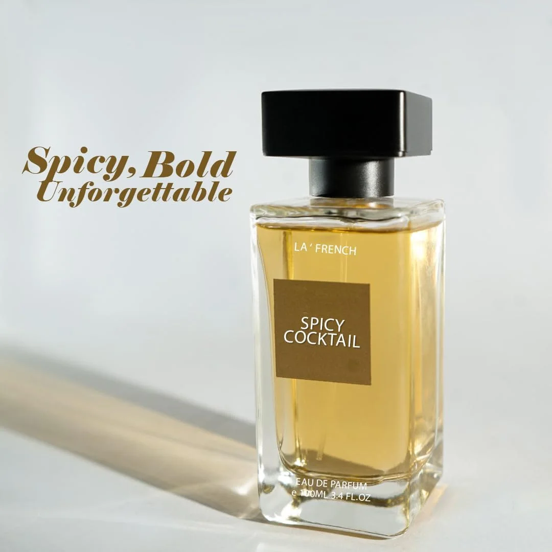 ادکلن مردانه/زنانه La French Spicy Cocktail Eau De Parfum 100ml | عطر ماندگار و با کیفیت | رایحه گرم و معطر دارچین | عطر لوکس | مناسب برای تمام مناسبت ها ادکلن مردانه/زنانه La French Spicy Cocktail Eau De Parfum 100ml | عطر ماندگار و با کیفیت | رایحه گرم و معطر دارچین | عطر لوکس | مناسب برای تمام مناسبت ها
