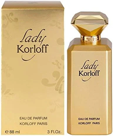 Korloff - عطر زنانه Lady، ادو پرفیوم - 88 میلی لیتر Korloff - عطر زنانه Lady، ادو پرفیوم - 88 میلی لیتر