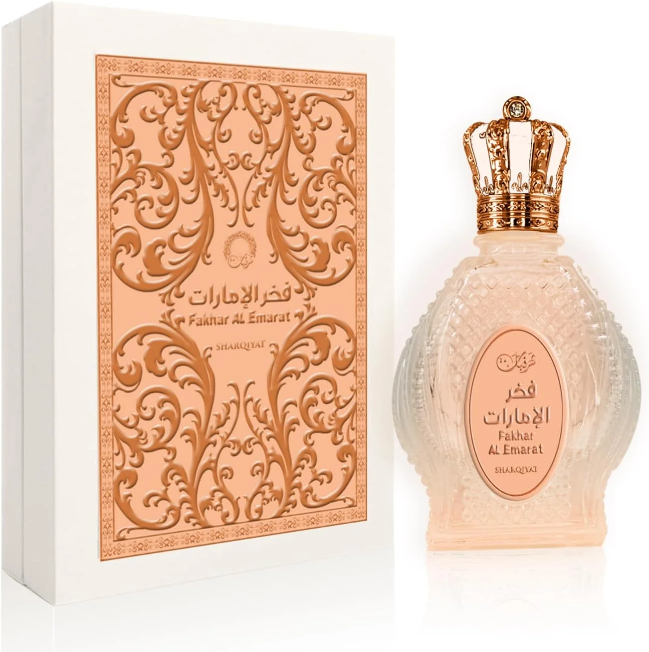 عطر زنانه فاخر الامارات از عطر خالص، رایحه وانیلی شرقی، 100 میلی لیتر، نت های گلی چوبی ادویه ای، با لیمو، رز، زنجبیل، مشک