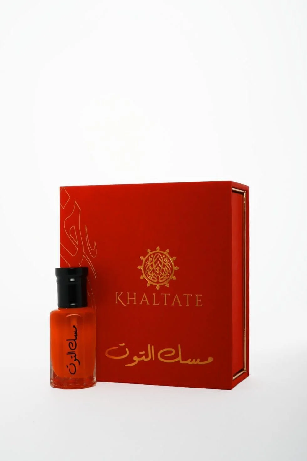 ست هدیه عطر لوکس خلیات با عطر و جعبه قرمز ممتاز، طراحی عربی