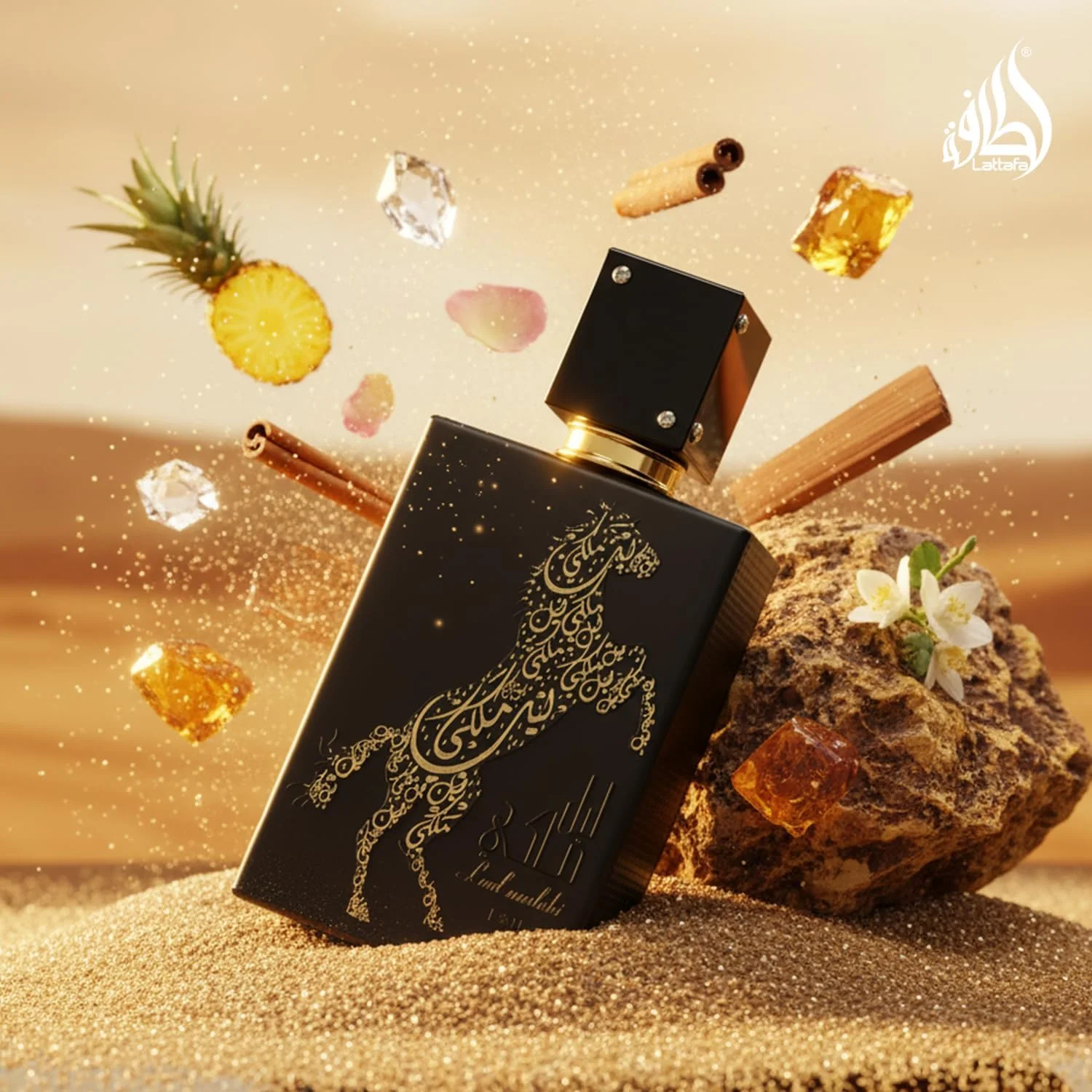 عطر ادکلن مردانه و زنانه ماندگار لطافه لیل ملکی ادو پرفیوم 100 میلی لیتر عطر ادکلن مردانه و زنانه ماندگار لطافه لیل ملکی ادو پرفیوم 100 میلی لیتر