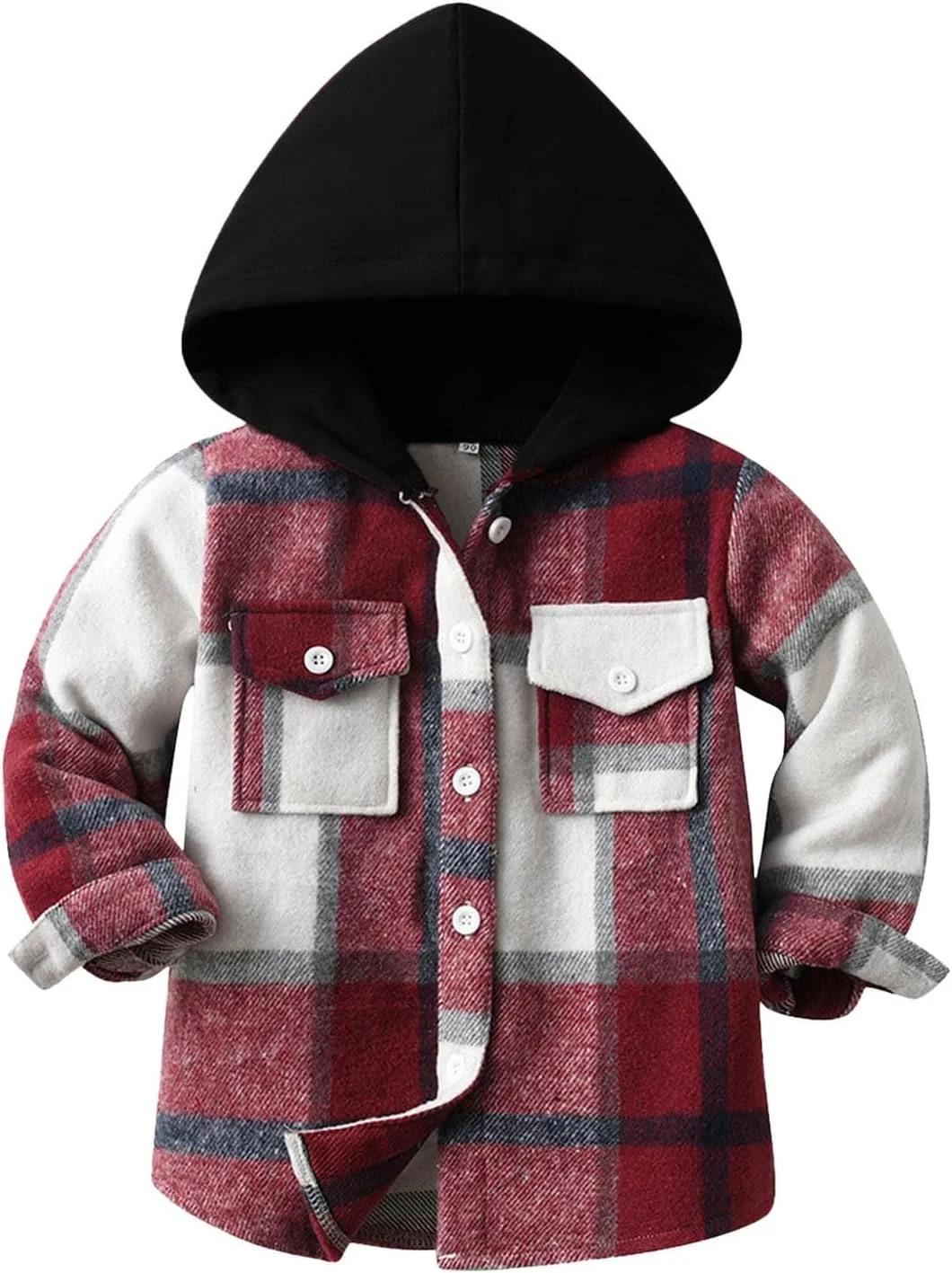 Kapsrqst هودی چهارخانه پاییزی دکمه دار بچه گانه، ژاکت آستین بلند فرم مدرسه پسرانه دخترانه