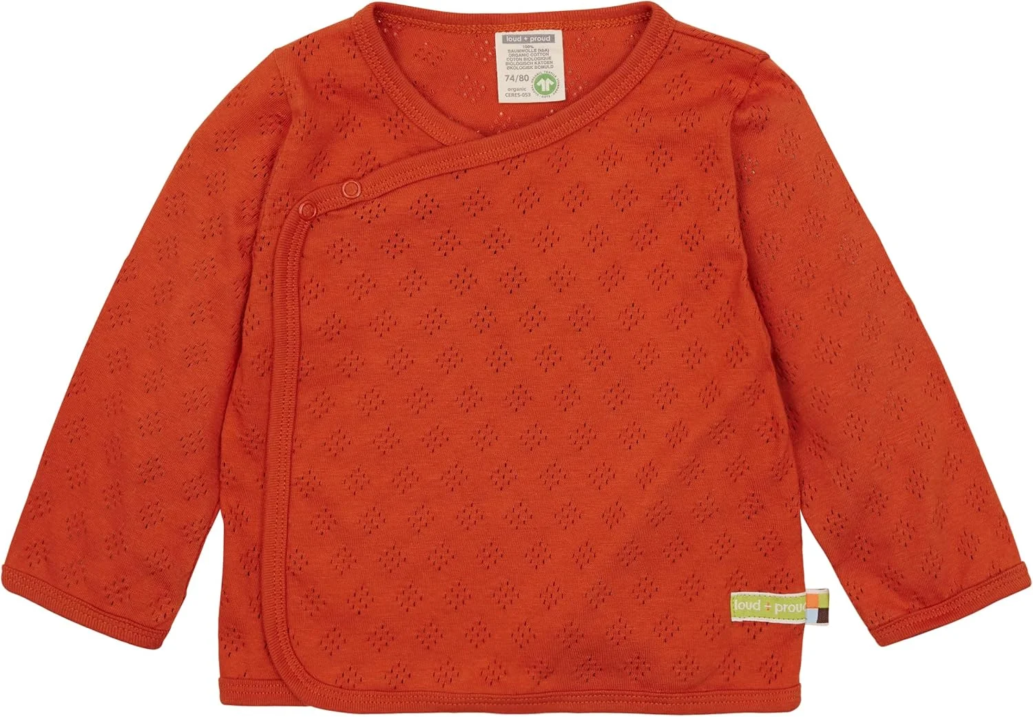 کت ژاکارد بافتنی نوزاد унисекс لاود + پراود دارای گواهینامه Gots