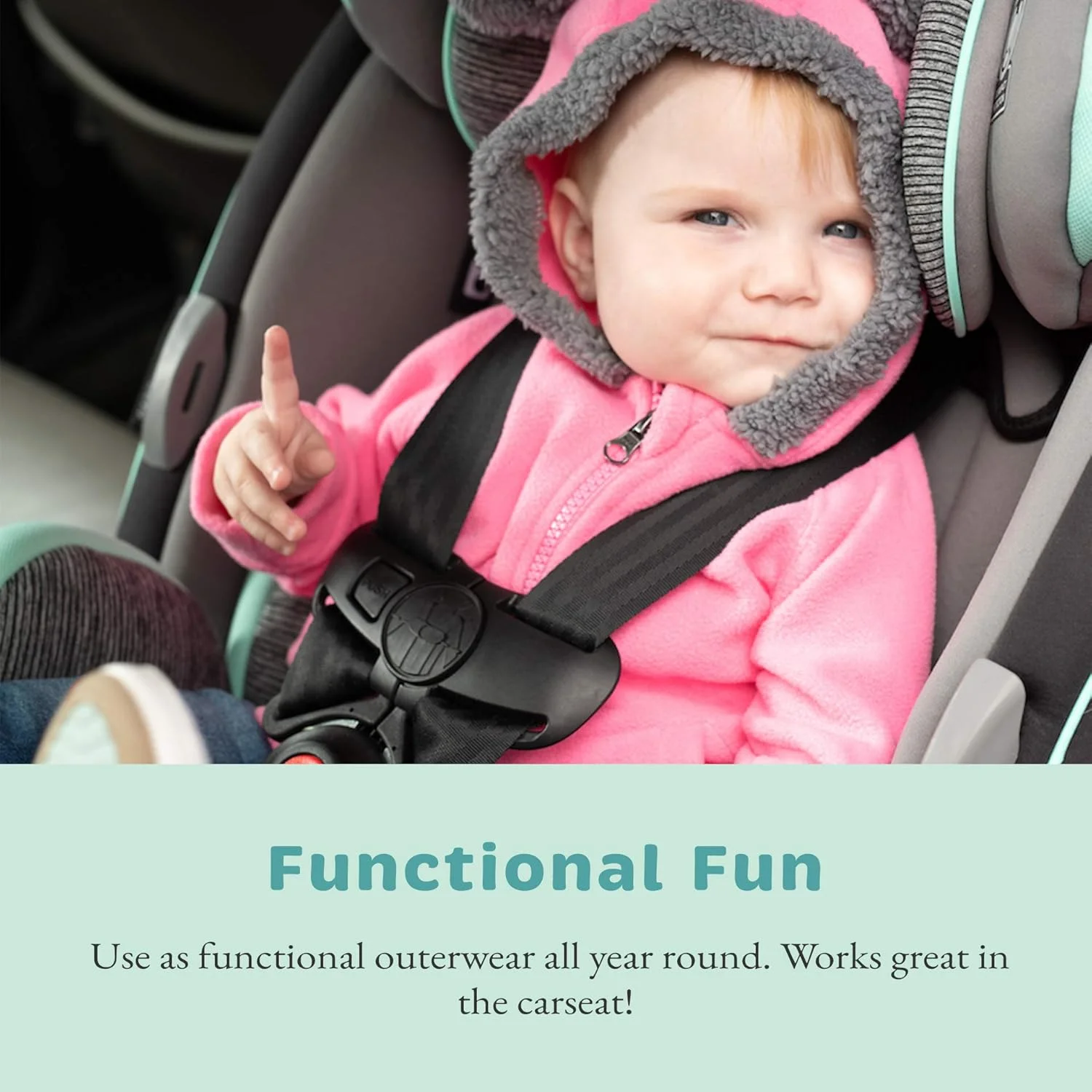 کت ماشین نوزاد دخترانه Cuddle Club Mbunting کت ماشین نوزاد دخترانه Cuddle Club Mbunting