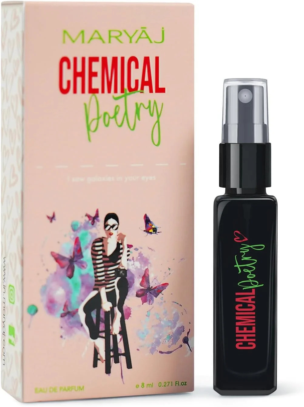 هدیه ادو پرفیوم زنانه Maryaj Chemical Poetry با رایحه ماندگار 8 میلی لیتر