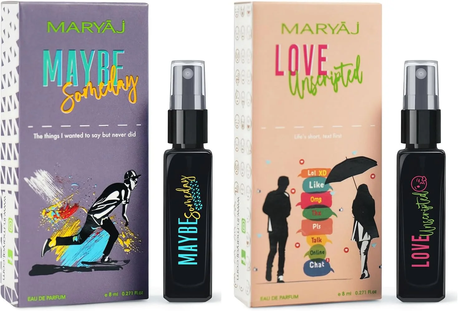 مریاج می بی سام دی ادو پرفیوم و لاو آن اسکریپتد ادو پرفیوم 8 میلی لیتر، اسپری عطر ماندگار، هدیه برای مردان و زنان