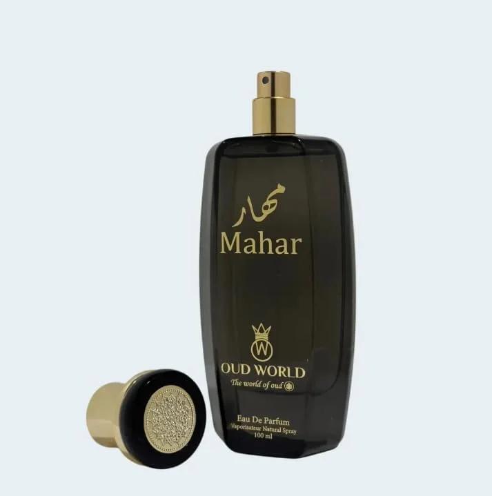 ادو پرفیوم عود ورلد ماهار 100 میلی لیتر – عطر ماندگار унисекс | رایحه تند، گلی و چوبی | رایحه شرقی ممتاز برای مردان و زنان | اسپری EDP لوکس الهام گرفته از عطر عربی