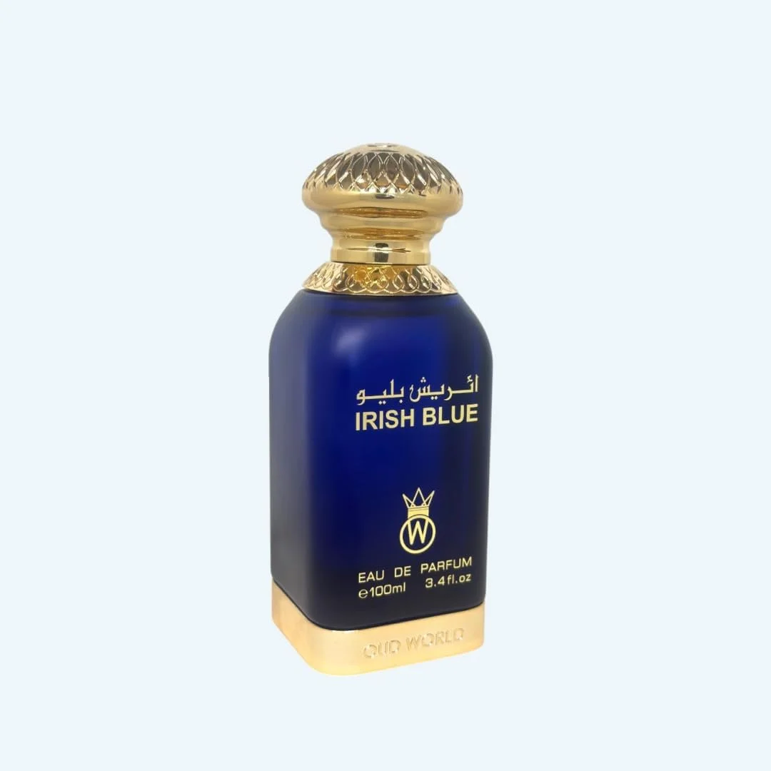 ادکلن عود ورلد آیریش بلو - عطری تازه، تند، مرکباتی، چوبی و آروماتیک با رایحه اسطوخودوس، عنبر، نعناع هندی، ترنج کالابریایی و نت های گرم مشک برای انرژی بخشی و ظرافت در تمام طول روز 100 میلی لیتر ادکلن عود ورلد آیریش بلو - عطری تازه، تند، مرکباتی، چوبی و آروماتیک با رایحه اسطوخودوس، عنبر، نعناع هندی، ترنج کالابریایی و نت های گرم مشک برای انرژی بخشی و ظرافت در تمام طول روز 100 میلی لیتر