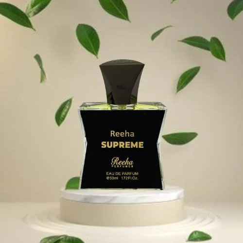 ادو پرفیوم Supreme 50ML از Reeha Perfumes، عطر لوکس و ماندگار унисекс با رایحه های شرقی، چوبی و تازه، عطر طراح ممتاز ادو پرفیوم Supreme 50ML از Reeha Perfumes، عطر لوکس و ماندگار унисекс با رایحه های شرقی، چوبی و تازه، عطر طراح ممتاز