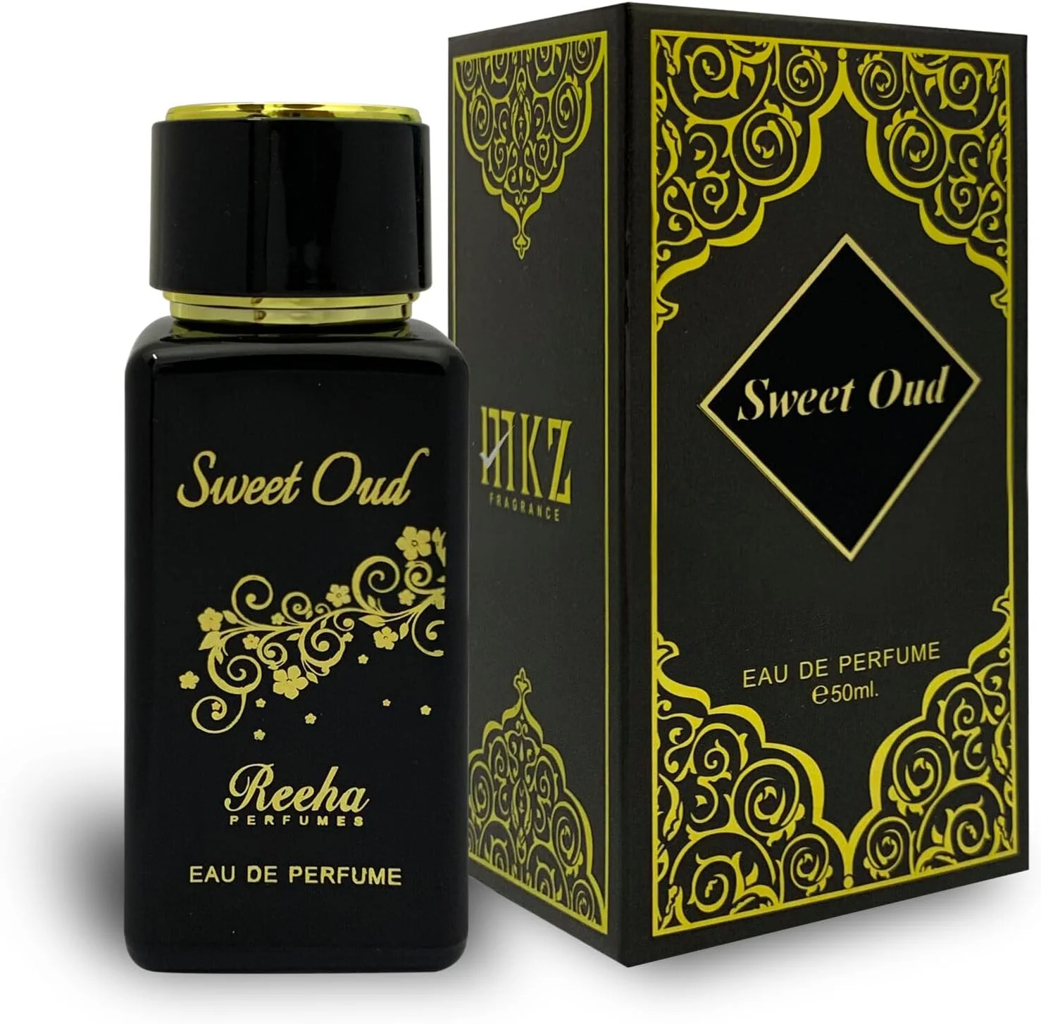 ادو پرفیوم عود شیرین 50 میلی لیتر - عطر لوکس شرقی یونیسکس از ریحا پرفیومز