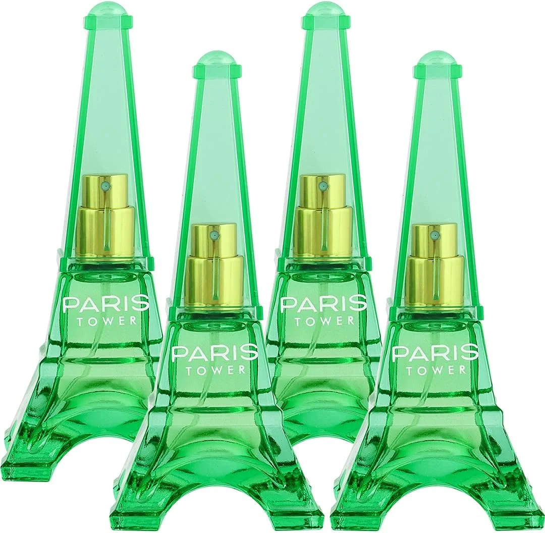 ادکلن زنانه Sweetheart مدل Paris Tower ماندگار وارداتی (سبز روشن، 40 میلی لیتر) - بسته 4 عددی