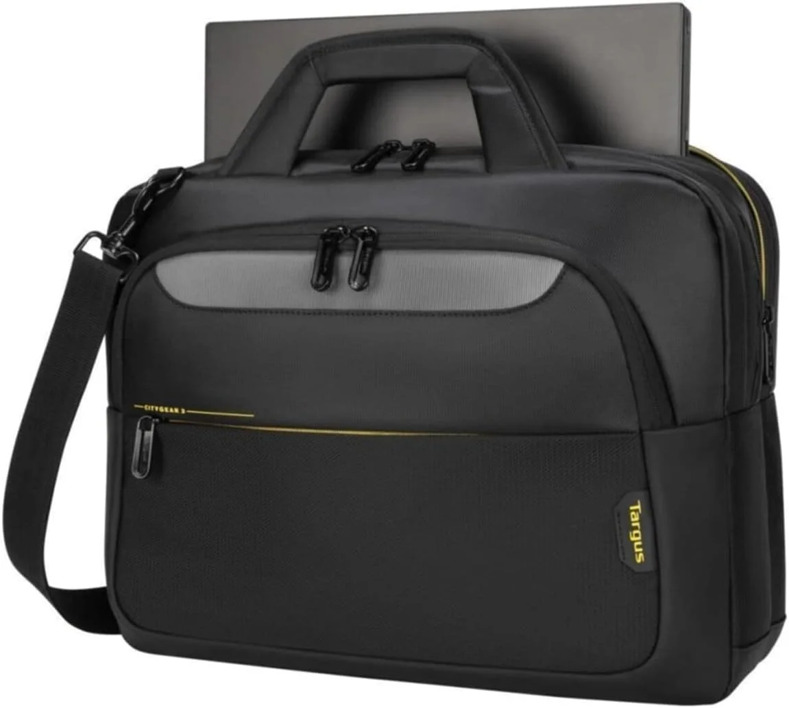کیف لپ تاپ تارگوس CityGear Topload، مناسب برای حرفه ای های کسب و کار و اداری، دارای محفظه چند منظوره، پد راحت، سیستم محافظت Dome، بند اتصال به ترولی، 15-17.3 اینچ - مشکی کیف لپ تاپ تارگوس CityGear Topload، مناسب برای حرفه ای های کسب و کار و اداری، دارای محفظه چند منظوره، پد راحت، سیستم محافظت Dome، بند اتصال به ترولی، 15-17.3 اینچ - مشکی