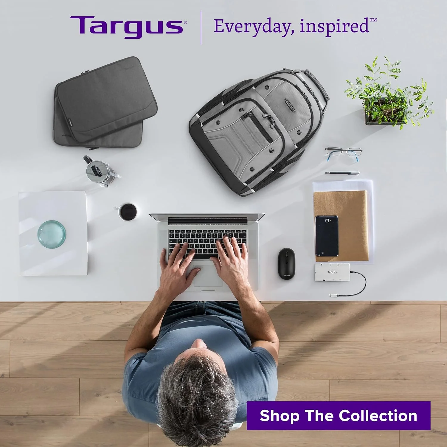 کیف دستی تارگوس، خاکستری، خاکستری
