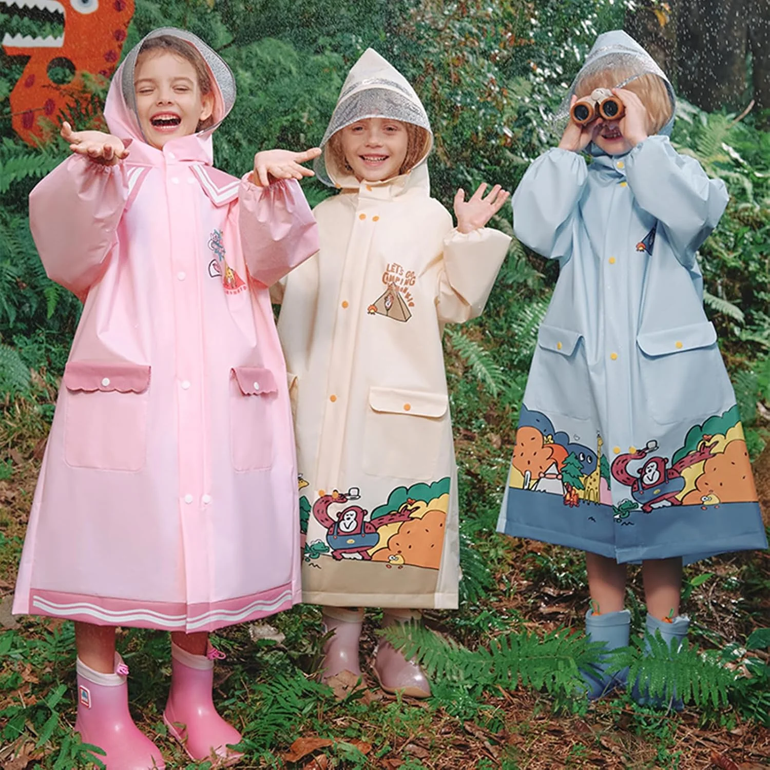 بارانی بچگانه دخترانه پسرانه، ژاکت بارانی کودکان، پانچو بارانی، لباس بارانی مناسب پیاده روی