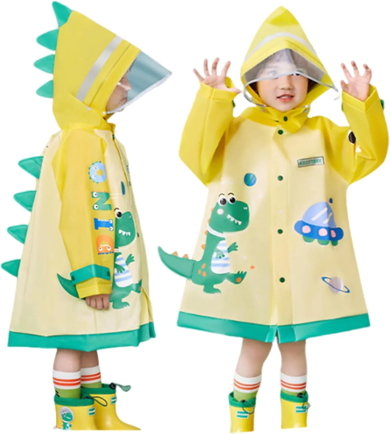 بارانی بچگانه دخترانه پسرانه، ژاکت بارانی کودکانه، پانچو بارانی کودک نوپا، لباس بارانی