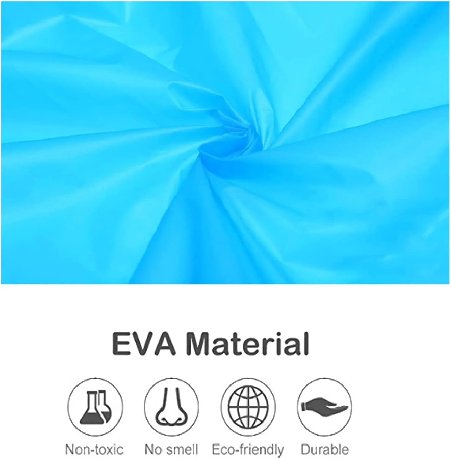 پانچو بارانی بچگانه، [بسته 2 عددی] بارانی EVA بچگانه، کت بارانی قابل استفاده مجدد برای کودکان، پسران و دختران 6 تا 13 ساله