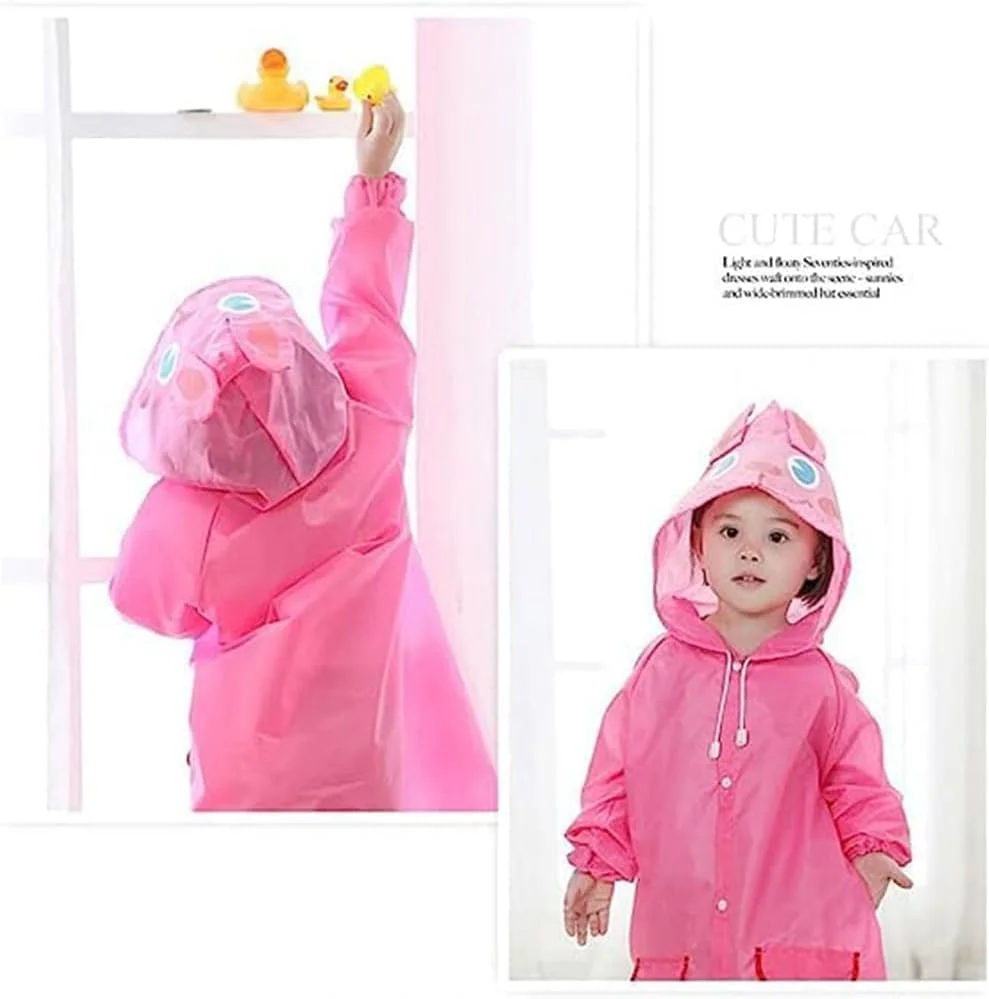 بارانی بچگانه Joyzzz، پانچو بارانی ضد آب برای کودکان، ژاکت بارانی کلاه دار کودک نوپا به رنگ صورتی، بارانی بادوام پسرانه و دخترانه برای فعالیت های خارج از منزل و مسافرت بارانی بچگانه Joyzzz، پانچو بارانی ضد آب برای کودکان، ژاکت بارانی کلاه دار کودک نوپا به رنگ صورتی، بارانی بادوام پسرانه و دخترانه برای فعالیت های خارج از منزل و مسافرت