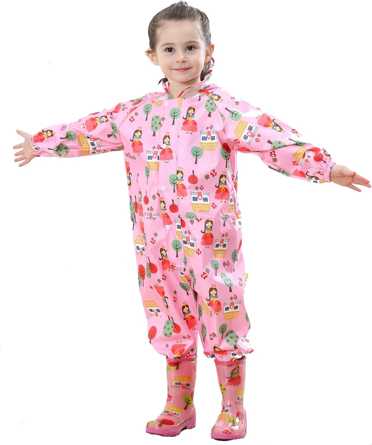 بارانی کلاه دار بچه گانه JinBei، لباس بارانی سبک وزن، لباس گودال، پسرانه دخترانه، لباس بارانی یک تکه ضد آب، طرح حیوانات، قابل حمل، تنفسی، PVC، لبه کلاه شفاف، زیپ، پیاده روی، یونیسکس، 1-10 سال بارانی کلاه دار بچه گانه JinBei، لباس بارانی سبک وزن، لباس گودال، پسرانه دخترانه، لباس بارانی یک تکه ضد آب، طرح حیوانات، قابل حمل، تنفسی، PVC، لبه کلاه شفاف، زیپ، پیاده روی، یونیسکس، 1-10 سال