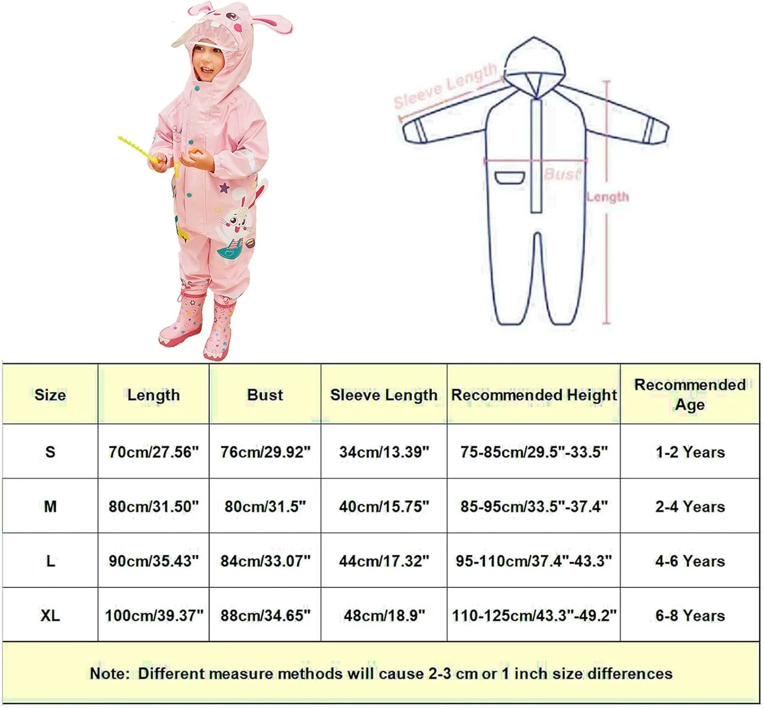 لباس بارانی یکسره بچگانه جینبی، مناسب پسران و دختران، ضد آب، کلاه دار، سبک وزن، طرح سه بعدی زیبا، لباس بارانی تنفسی، پانچو، کلاه شفاف، نوارهای بازتابنده، مناسب 1 تا 8 سال لباس بارانی یکسره بچگانه جینبی، مناسب پسران و دختران، ضد آب، کلاه دار، سبک وزن، طرح سه بعدی زیبا، لباس بارانی تنفسی، پانچو، کلاه شفاف، نوارهای بازتابنده، مناسب 1 تا 8 سال