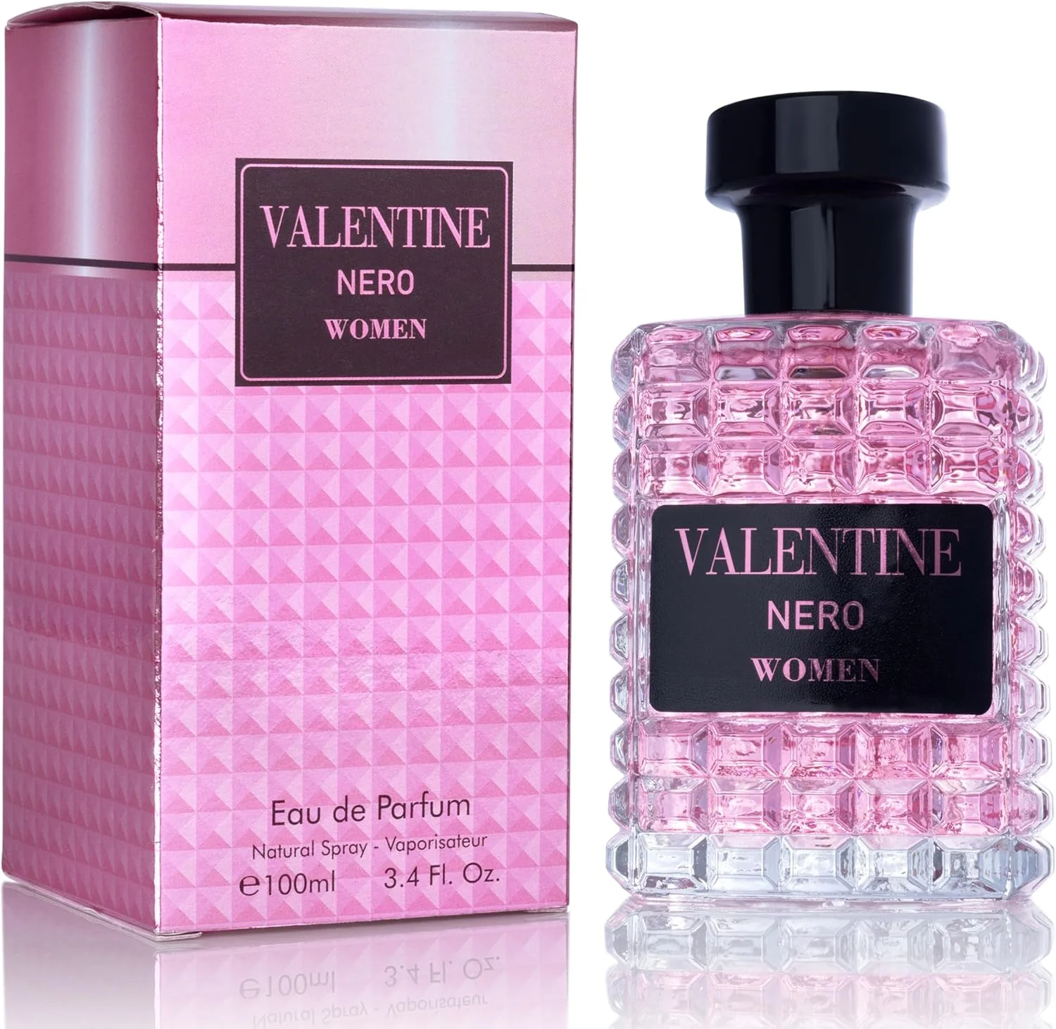 ادو پرفیوم زنانه URBAN COLLECTION مدل Valentine - کهربایی گلی یاس، وانیل بوربن و رایحه چوب های شرقی-گلی با پیچ و تاب مدرن، بطری شیک 100 میلی لیتری بسته بندی شده در جعبه کاغذی