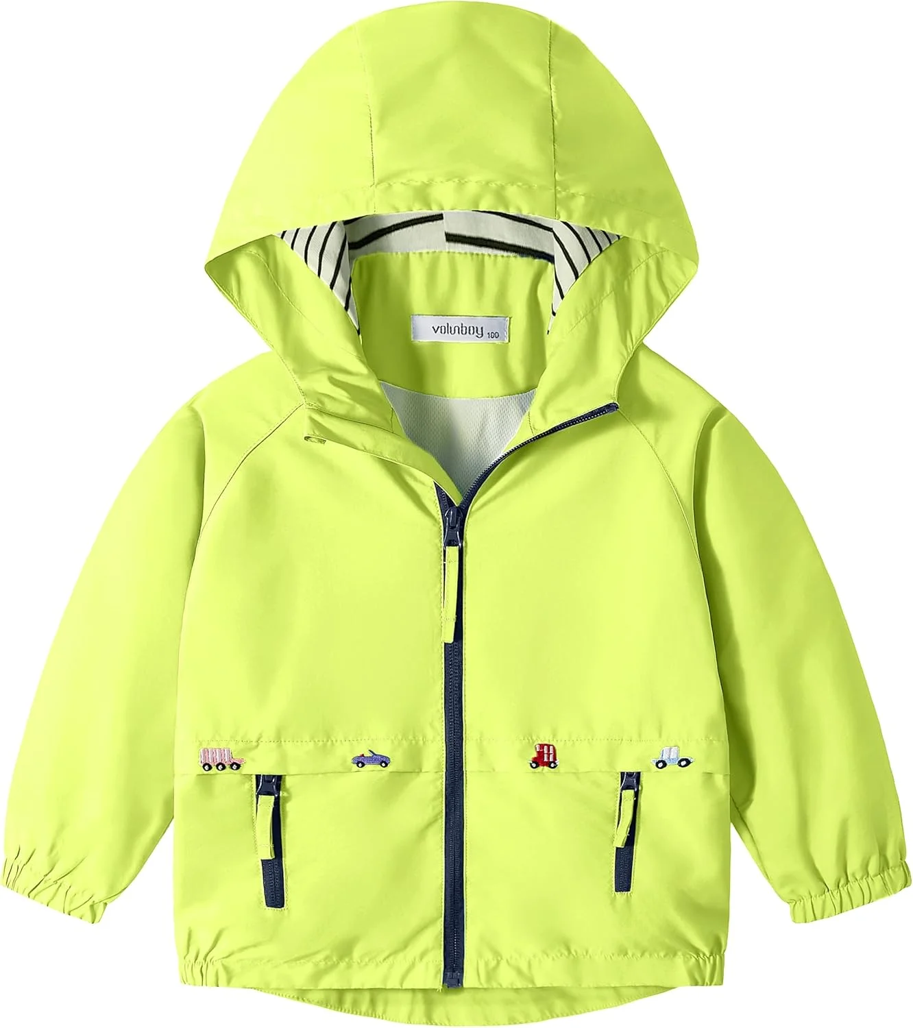 کاپشن بادگیر پسرانه بچه گانه، لباس بیرونی غیر رسمی، ژاکت کلاه دار زیپ دار سبک وزن، کت ضد گرد و غبار نوزاد