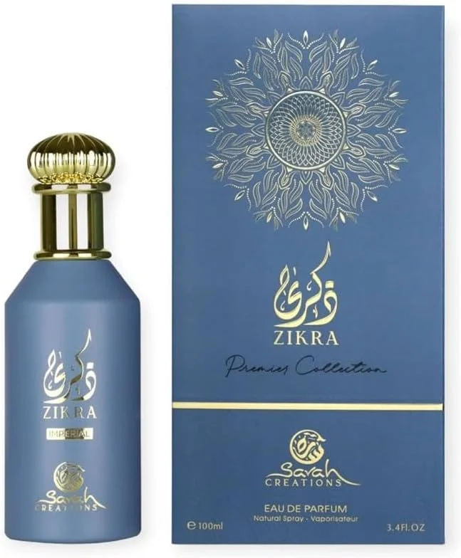 ادو پرفیوم کلکسیون ممتاز ایمپریال ذکرا، اسپری طبیعی، 100 میلی لیتر، آبی
