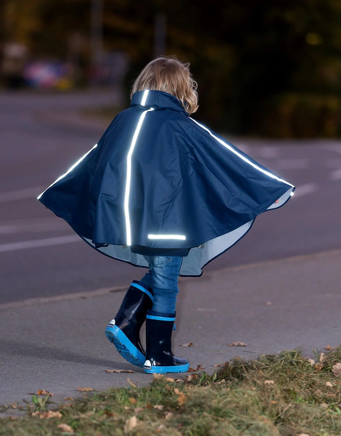 شنل بارانی پسرانه Playshoes با پشت بلند، ضد آب (بسته 1 عددی)