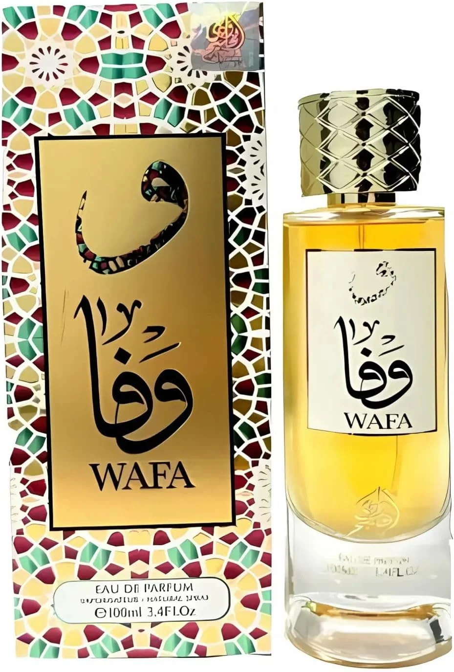 ادکلن وفا، طراحی خطاطی عربی، 100 میلی لیتر، 3.4FL.Oz