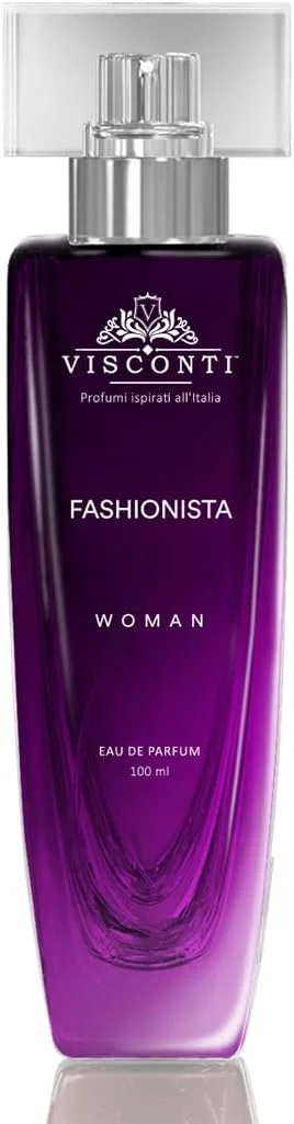 عطر زنانه ویسکونتی فاشیونیستا ادو پرفیوم وایت ماسک با ماندگاری طولانی با رایحه نارنگی ایتالیایی و رز گراس، رایحه های شرقی و عطر لوکس ضد لک برای استفاده روز و شب، 100 میلی لیتر