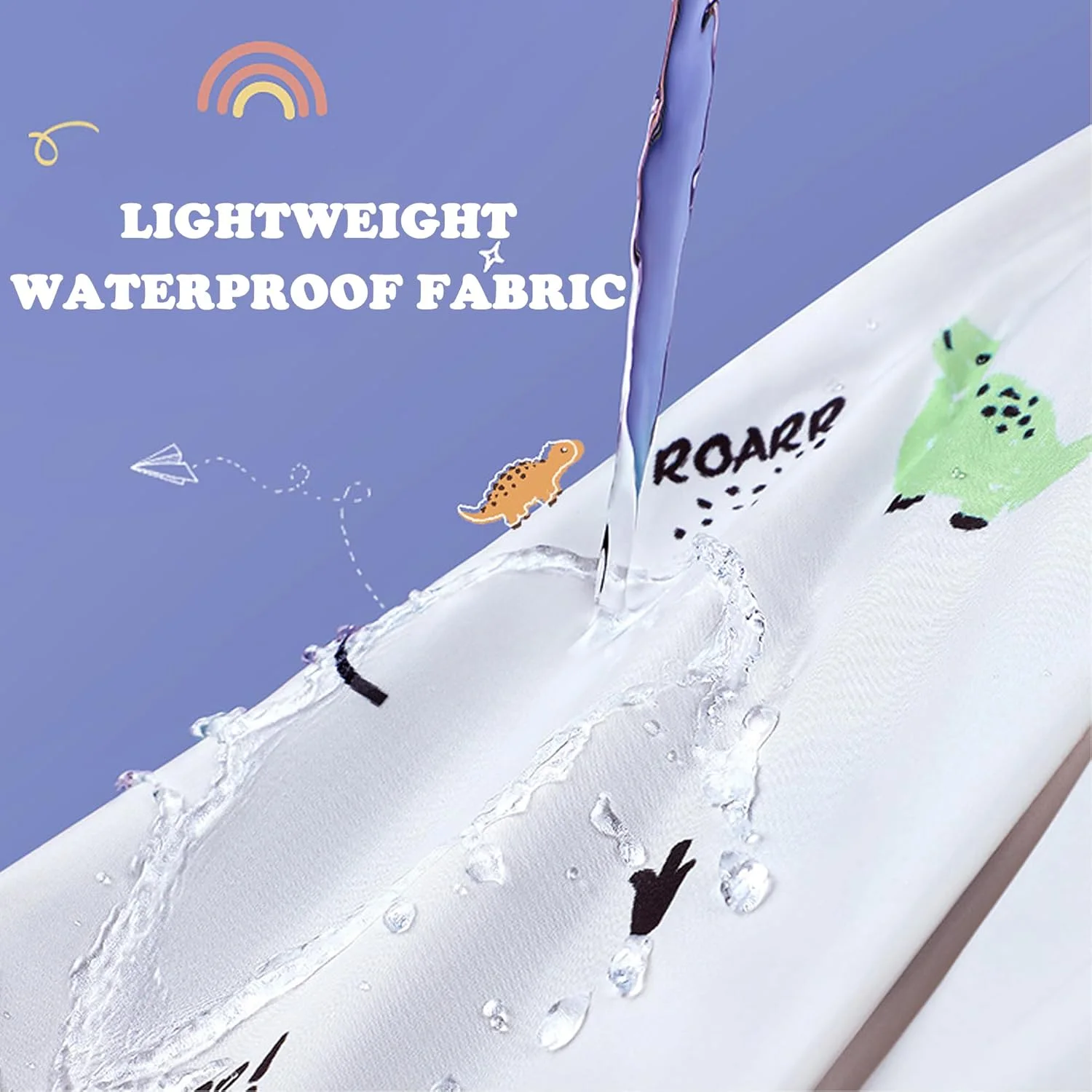 بارانی کودکانه Fewlby برای دختران و پسران، ژاکت بارانی ضد آب، لباس بارانی بچه گانه، پانچو بارانی بچه گانه سایز S-2XL بارانی کودکانه Fewlby برای دختران و پسران، ژاکت بارانی ضد آب، لباس بارانی بچه گانه، پانچو بارانی بچه گانه سایز S-2XL