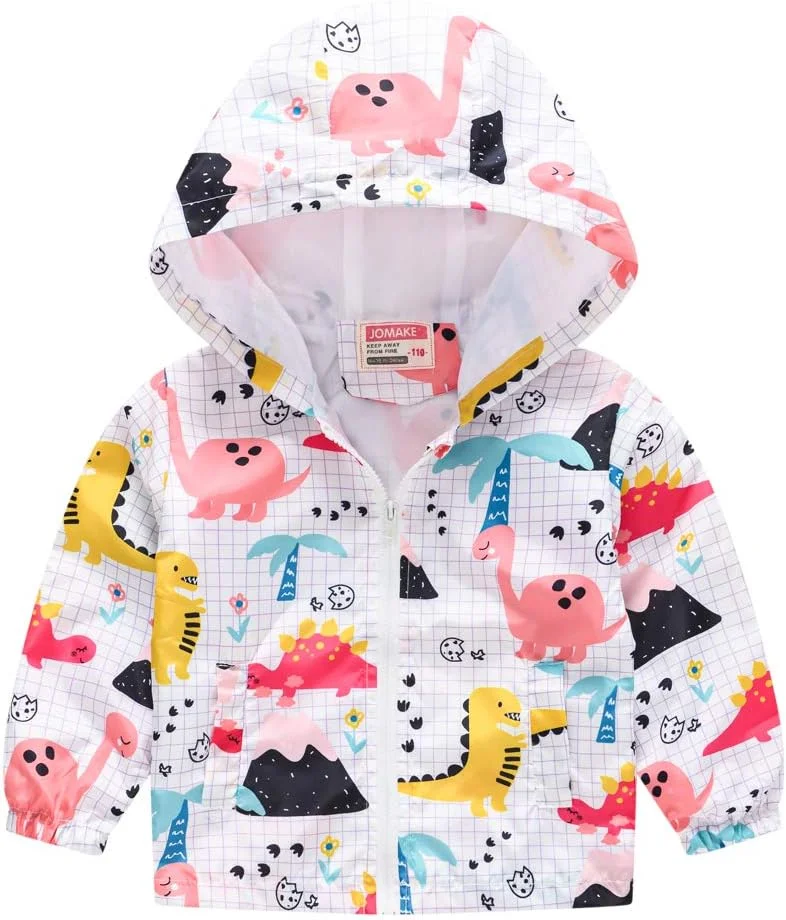 کت بادگیر زیپ دار طرح کارتونی کلاه دار سبک وزن پسرانه و دخترانه TUIJI کت بادگیر زیپ دار طرح کارتونی کلاه دار سبک وزن پسرانه و دخترانه TUIJI