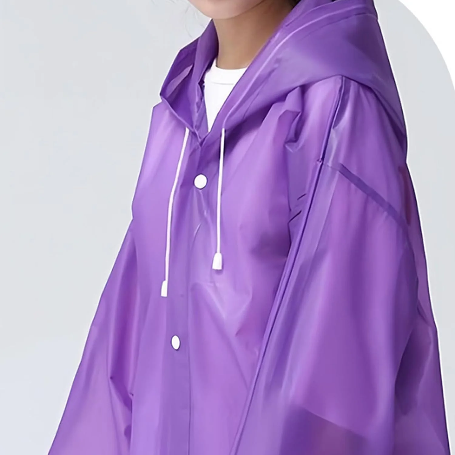 بارانی بزرگسال تزویق، پانچو بارانی، دارای کیف نگهداری، بارانی قابل حمل کلاه دار، بارانی های قابل استفاده مجدد برای مسافرت، کوله گردی، دوچرخه سواری، پیاده روی، ژاکت بارانی ضد آب و ضد باد برای زنان
