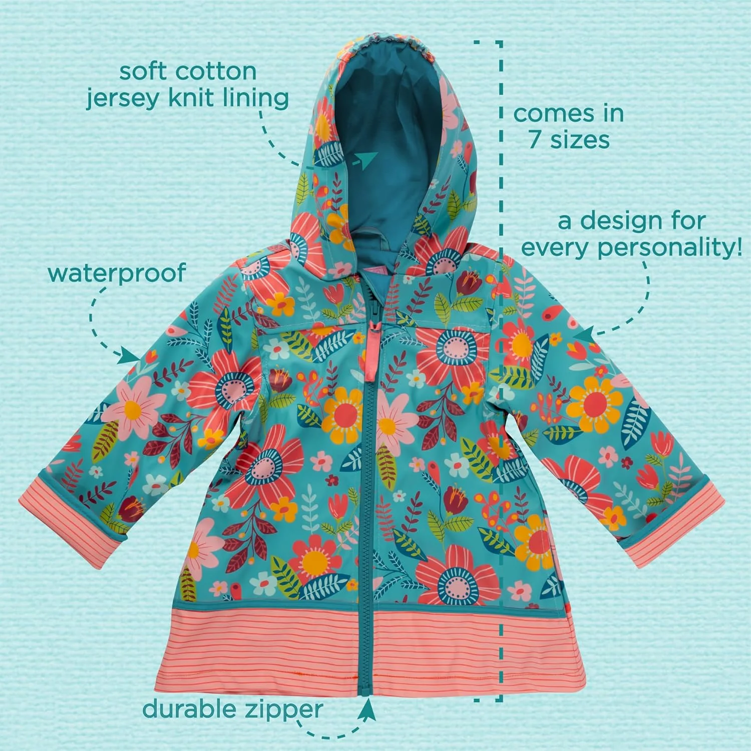 بارانی دخترانه استیون جوزف Stephen Joseph Rain Coat