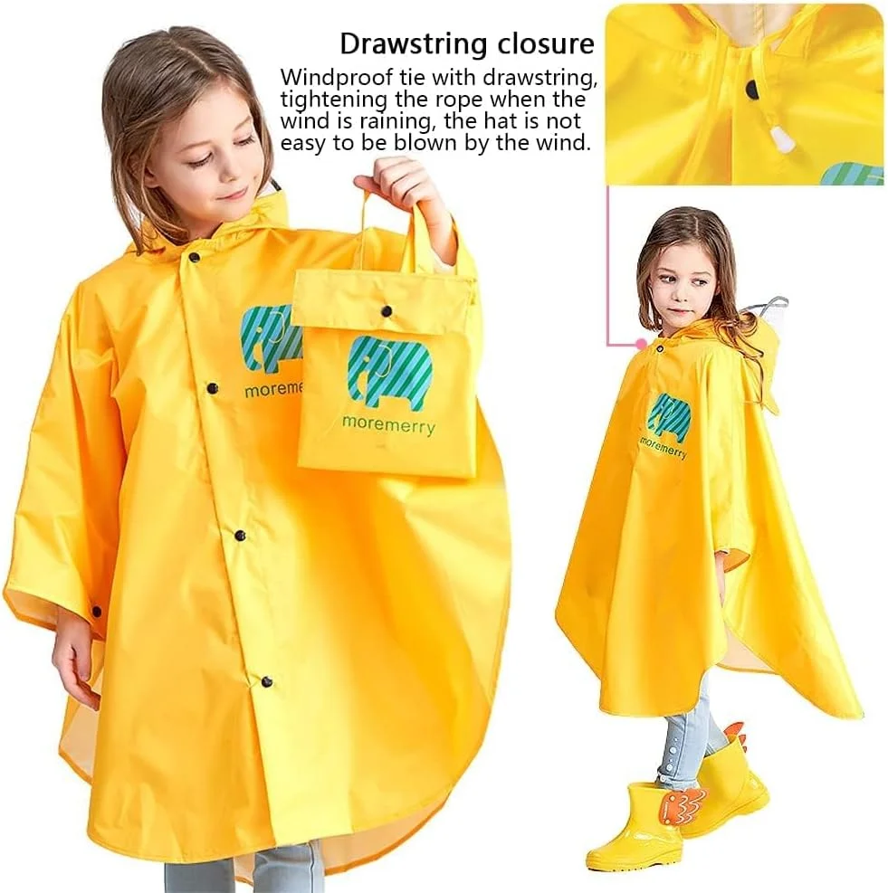 پانچو بارانی بچگانه، ژاکت بارانی کلاه دار کارتونی، هودی ضد آب سبک وزن برای کیف مدرسه، شنل بارانی کودک نوپا پسرانه دخترانه برای ورزش، سوارکاری، کمپینگ، مسافرت در فضای باز پانچو بارانی بچگانه، ژاکت بارانی کلاه دار کارتونی، هودی ضد آب سبک وزن برای کیف مدرسه، شنل بارانی کودک نوپا پسرانه دخترانه برای ورزش، سوارکاری، کمپینگ، مسافرت در فضای باز