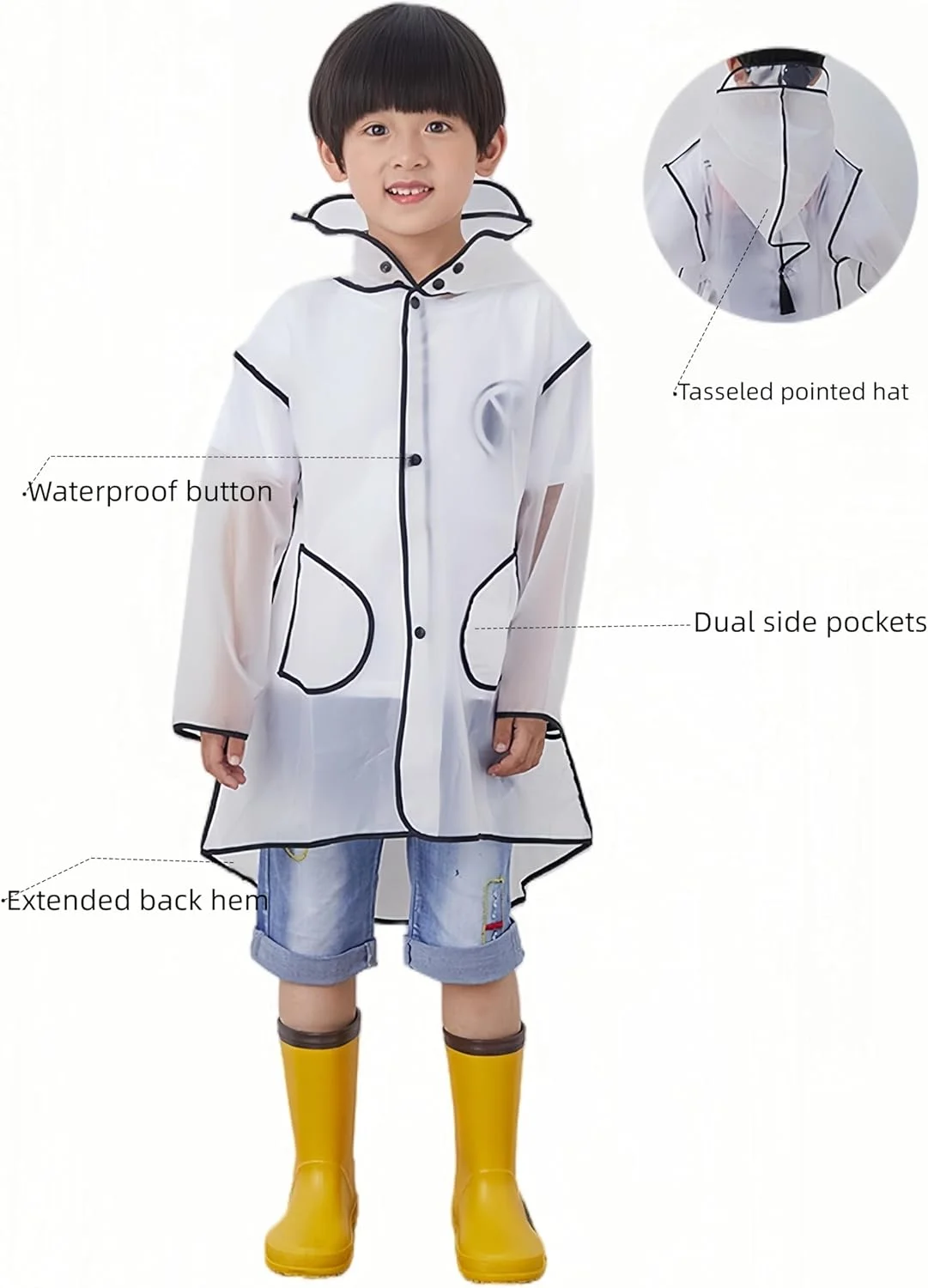 JinKen، بارانی، نوزاد-یونیسکس