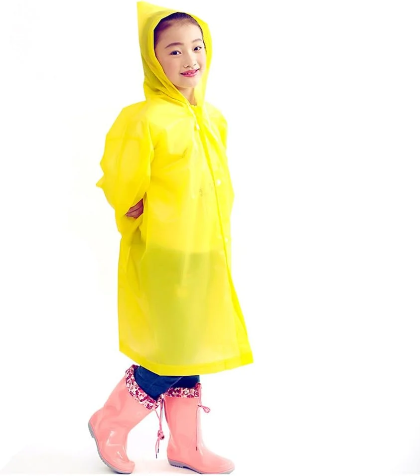 HYSH 2 عدد پانچو بارانی قابل حمل و استفاده مجدد برای کودکان، بارانی بچه گانه униsex، ژاکت کلاه دار بلند، مناسب برای ورزش، کمپینگ، مسافرت، کنسرت، برای سنین 6-12 سال (بچه های униsex) HYSH 2 عدد پانچو بارانی قابل حمل و استفاده مجدد برای کودکان، بارانی بچه گانه униsex، ژاکت کلاه دار بلند، مناسب برای ورزش، کمپینگ، مسافرت، کنسرت، برای سنین 6-12 سال (بچه های униsex)