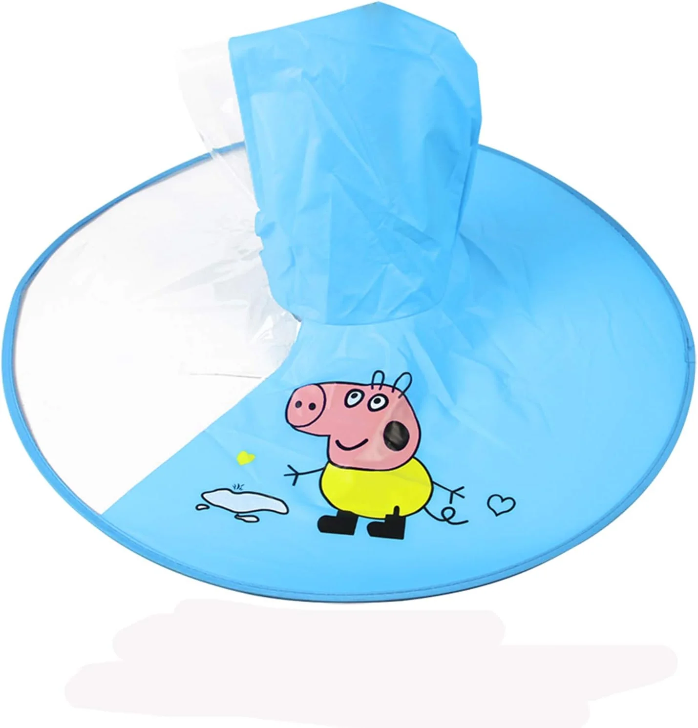 بارانی کلاهی چتری کودکانه مدل UFO پولو مالِت، بدون دست، تاشو (آبی، سایز M) بارانی کلاهی چتری کودکانه مدل UFO پولو مالِت، بدون دست، تاشو (آبی، سایز M)