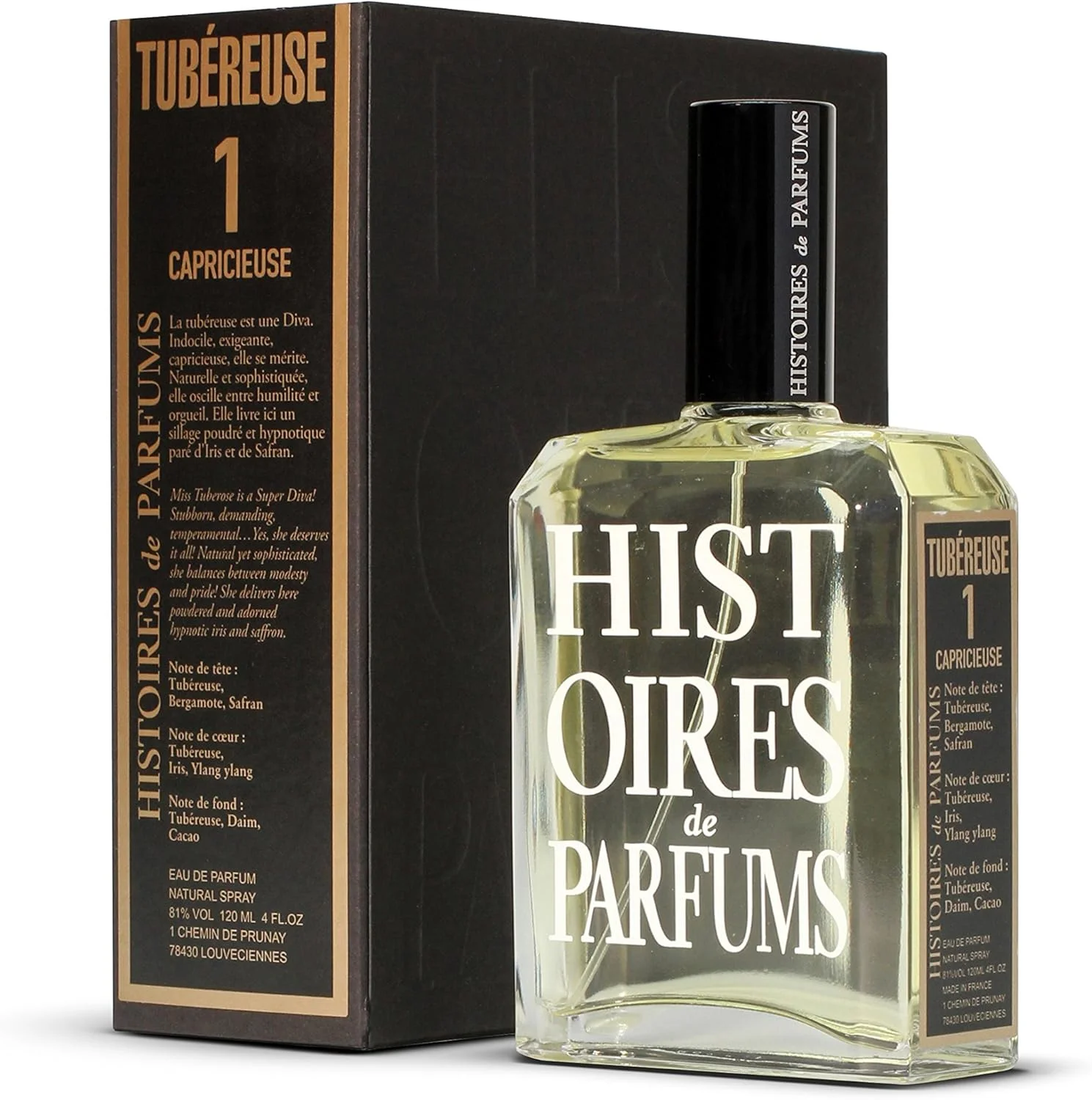 ادو پرفیوم زنانه و مردانه Histoires de Parfums Tubereuse 1 Capricieuse حجم 120 میلی لیتر