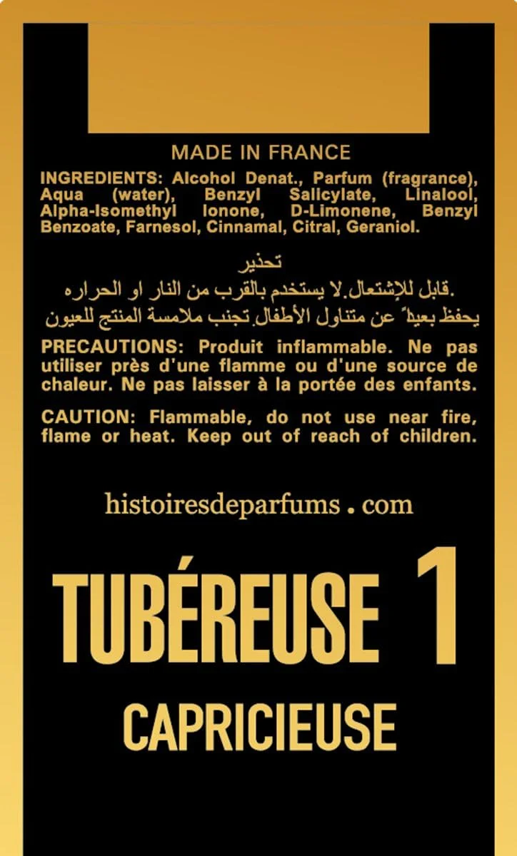 ادو پرفیوم زنانه و مردانه Histoires de Parfums Tubereuse 1 Capricieuse حجم 120 میلی لیتر ادو پرفیوم زنانه و مردانه Histoires de Parfums Tubereuse 1 Capricieuse حجم 120 میلی لیتر
