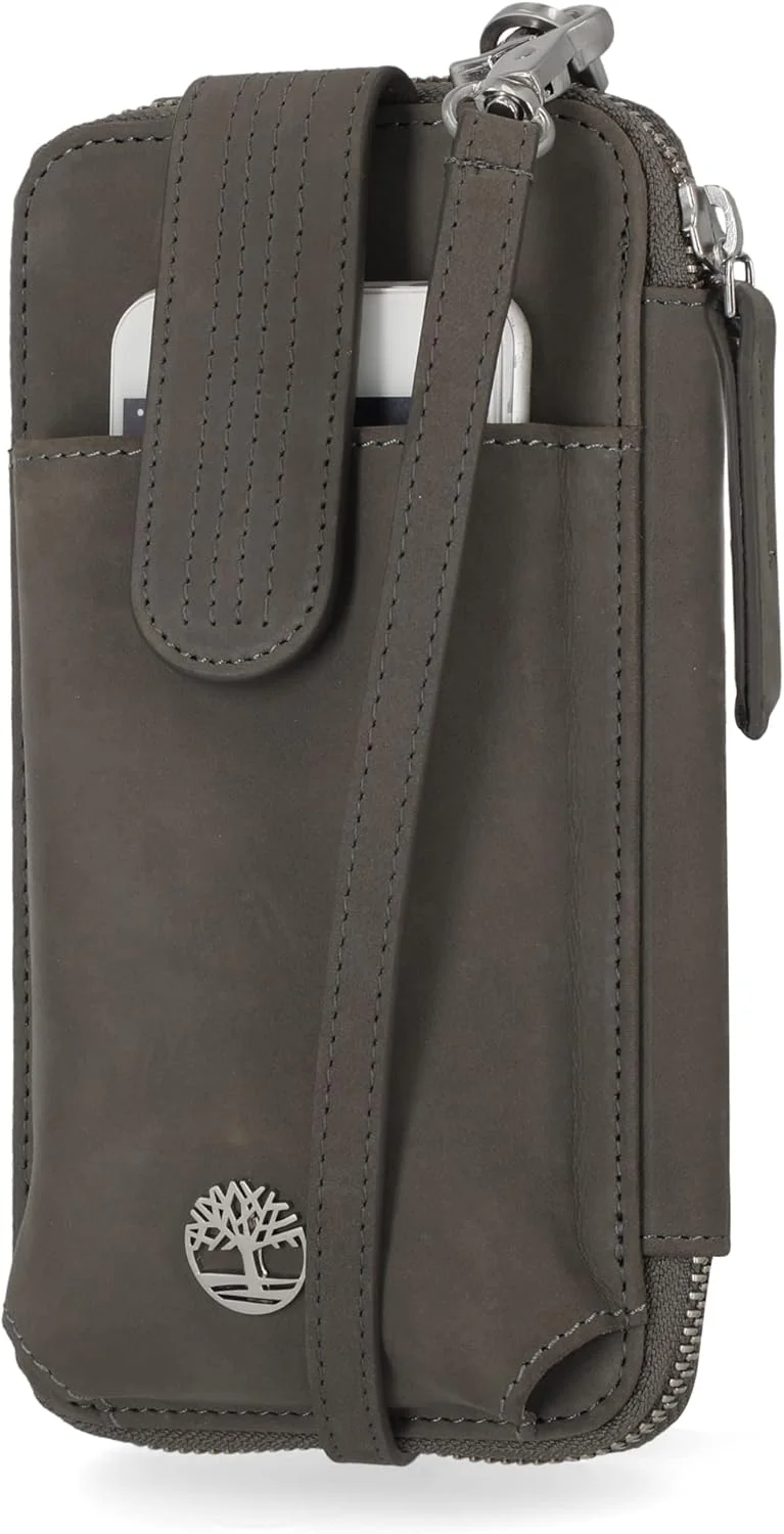 کیف پول کراس بادی چرمی زنانه Timberland Rfid با جای موبایل