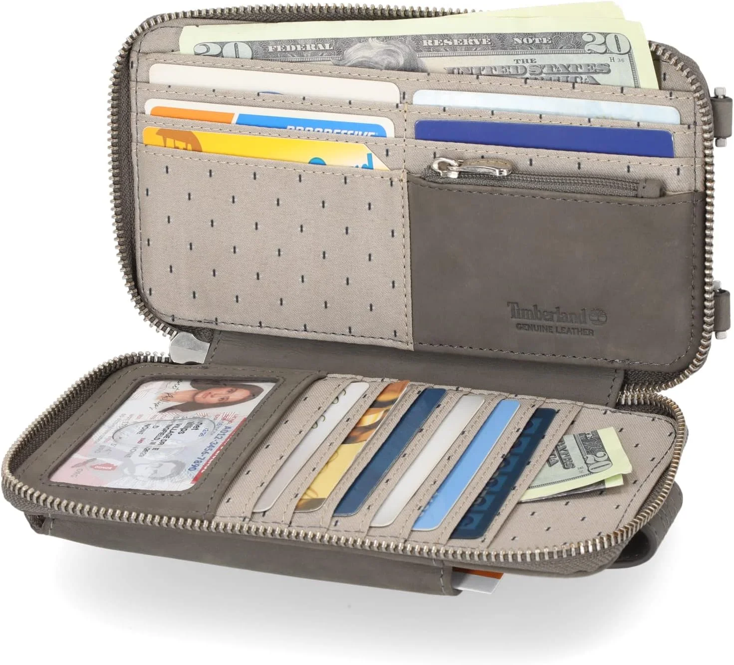 کیف پول کراس بادی چرمی زنانه Timberland Rfid با جای موبایل