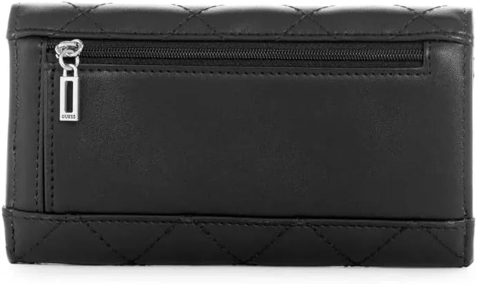 کیف کلاچ باریک طرح‌دار GUESS Factory Ackherman