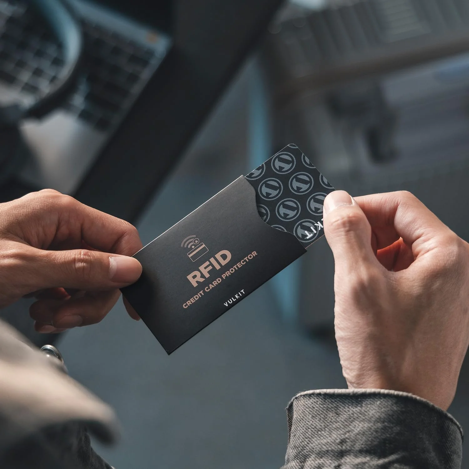 محافظ کارت ضد RFID ولکیت، 10 عدد محافظ کارت، محافظ های مسدود کننده RFID