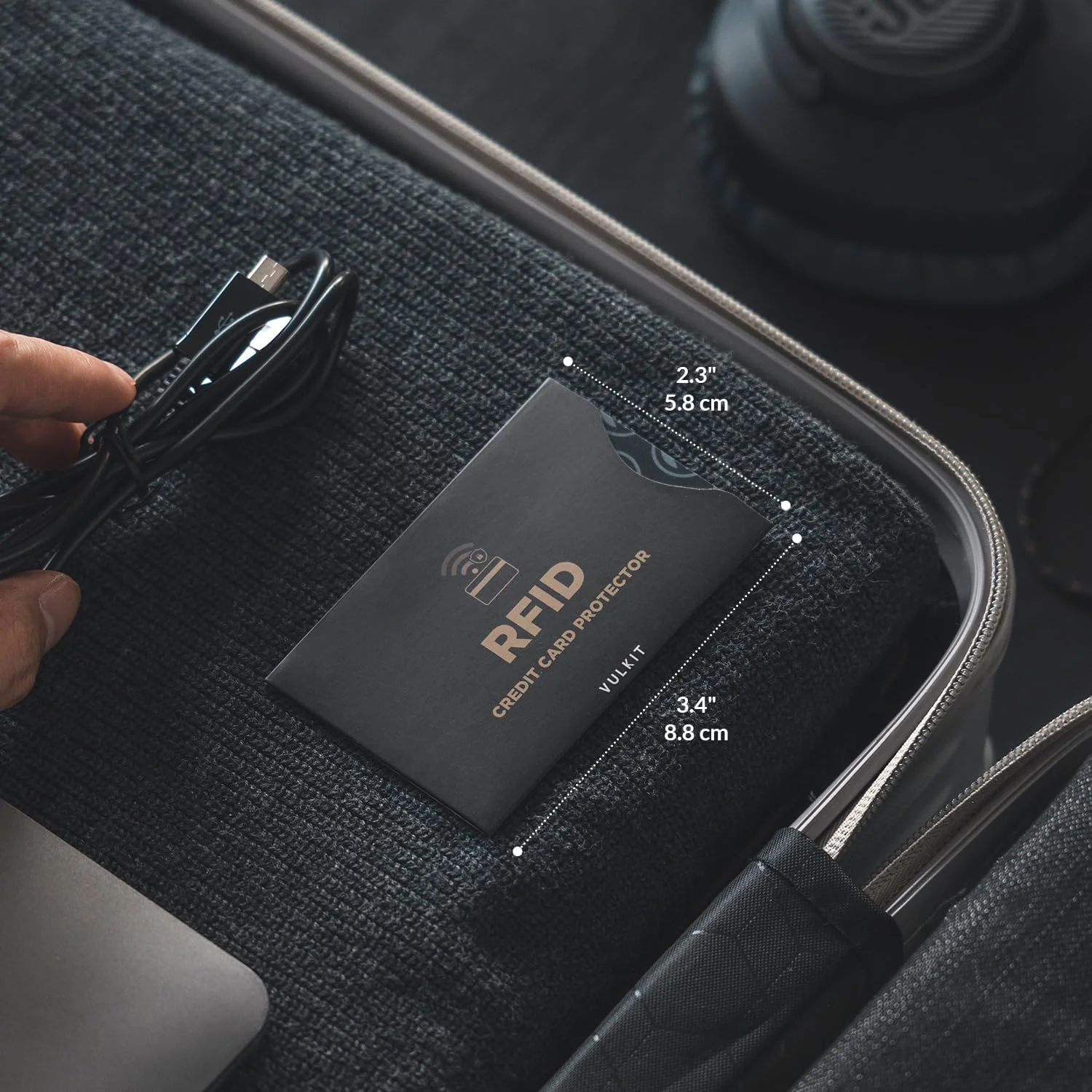 محافظ کارت ضد RFID ولکیت، 10 عدد محافظ کارت، محافظ های مسدود کننده RFID