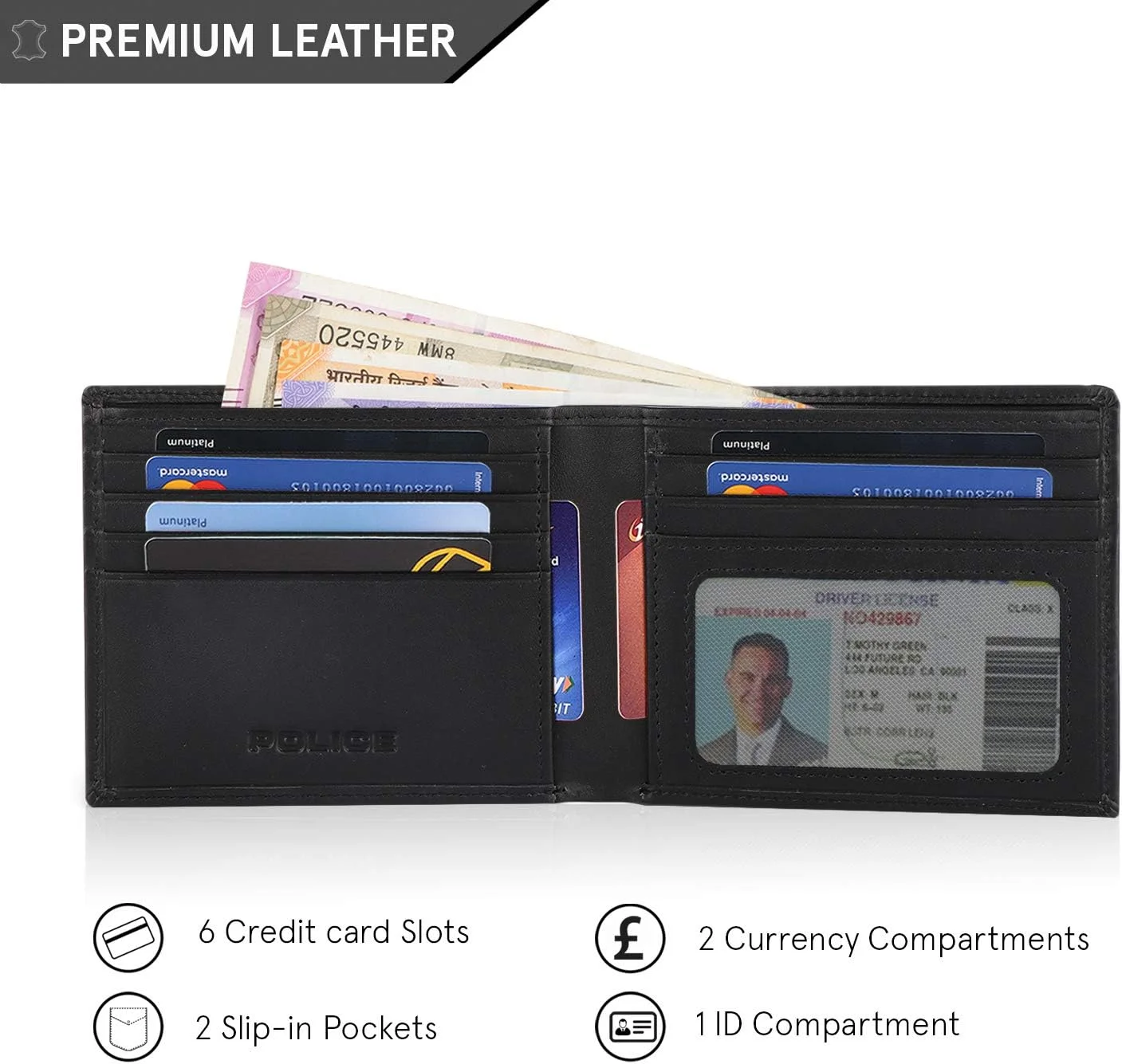 کیف پول چرمی مردانه پلیس مدل Rapido RFID (PT3558366_5-1_مشکی) کیف پول چرمی مردانه پلیس مدل Rapido RFID (PT3558366_5-1_مشکی)